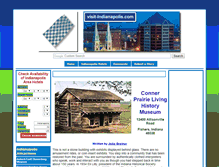 Tablet Screenshot of conner-prairie.visit-indianapolis.com
