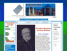 Tablet Screenshot of benjamin-harrison-house.visit-indianapolis.com