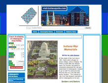 Tablet Screenshot of indiana-war-memorials.visit-indianapolis.com